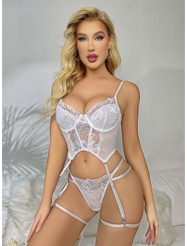 Beyaz Jartiyer Fantezi Takım