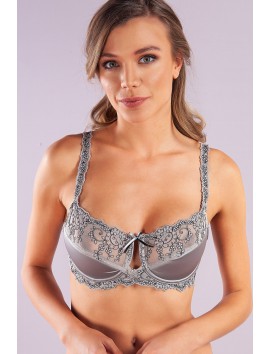 Golshan Giselle Half Padded Bra, Gri Toparlayıcı  Konforlu ve Şık Sütyen