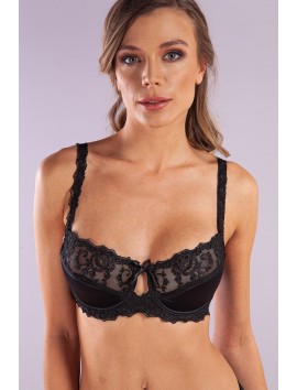 Golshan Giselle Half Padded Bra,Siyah Toparlayıcı  Konforlu ve Şık Sütyen