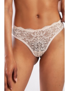 Golshan GColors Brazillian Külot, Kadın Dantelli Ten Brezilyan Külot