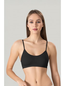 Kadın Ince Askılı Pedli Büstiyer Yarım Atleti Sütyen 3'lü Set..